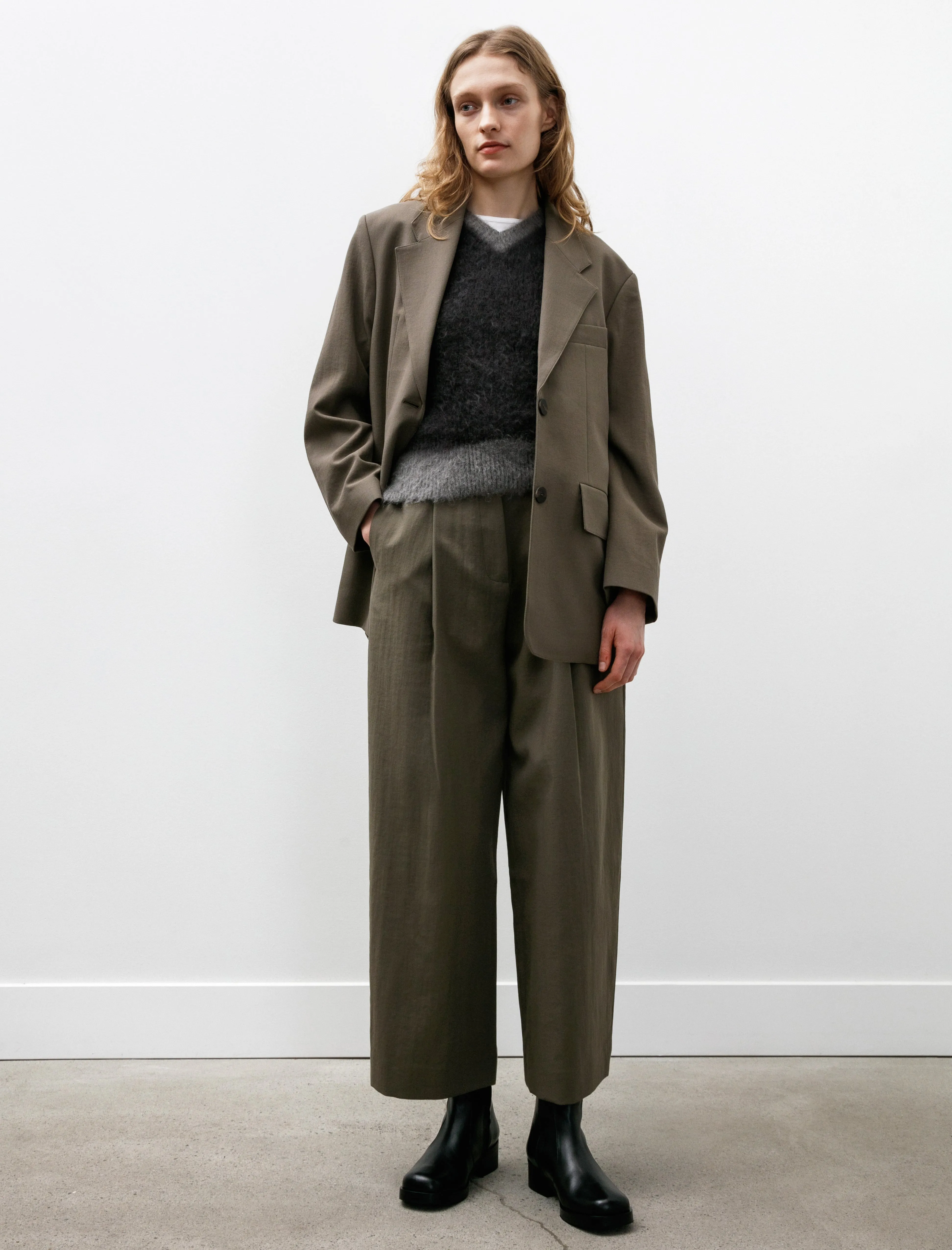 Ansell Deep Pleat Pants Fossil