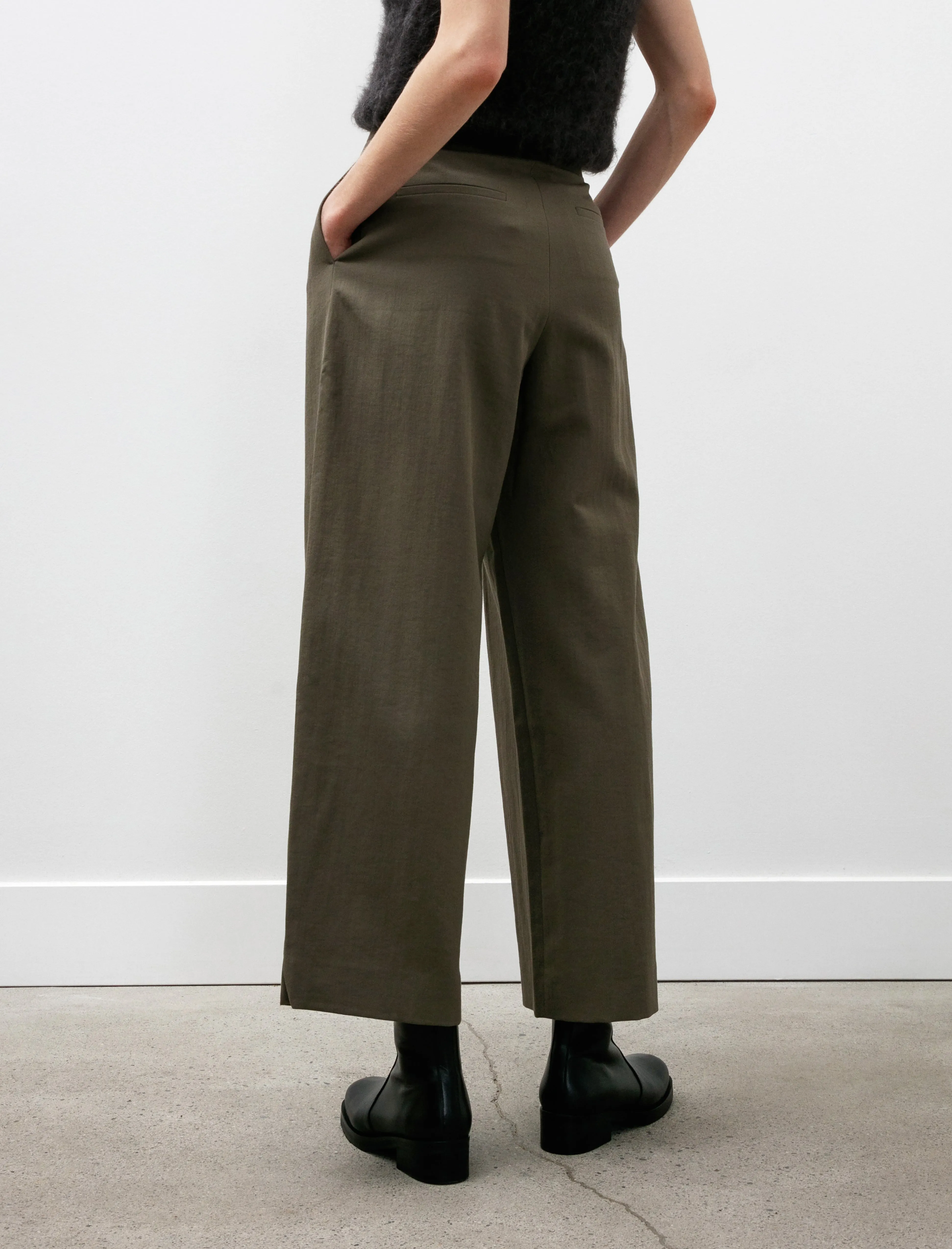 Ansell Deep Pleat Pants Fossil