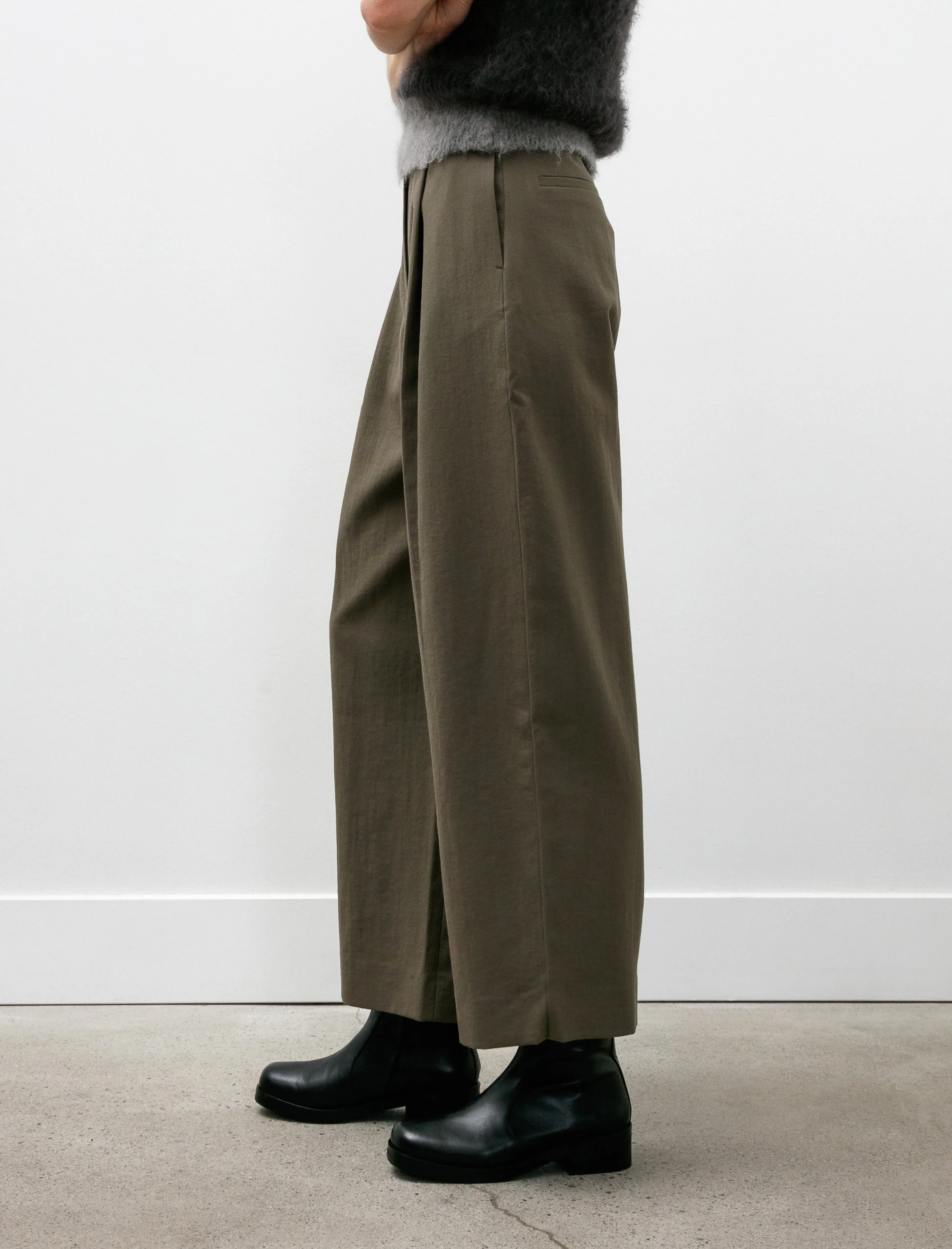 Ansell Deep Pleat Pants Fossil