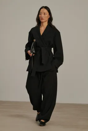 BAPTISTE BLACK TROUSERS