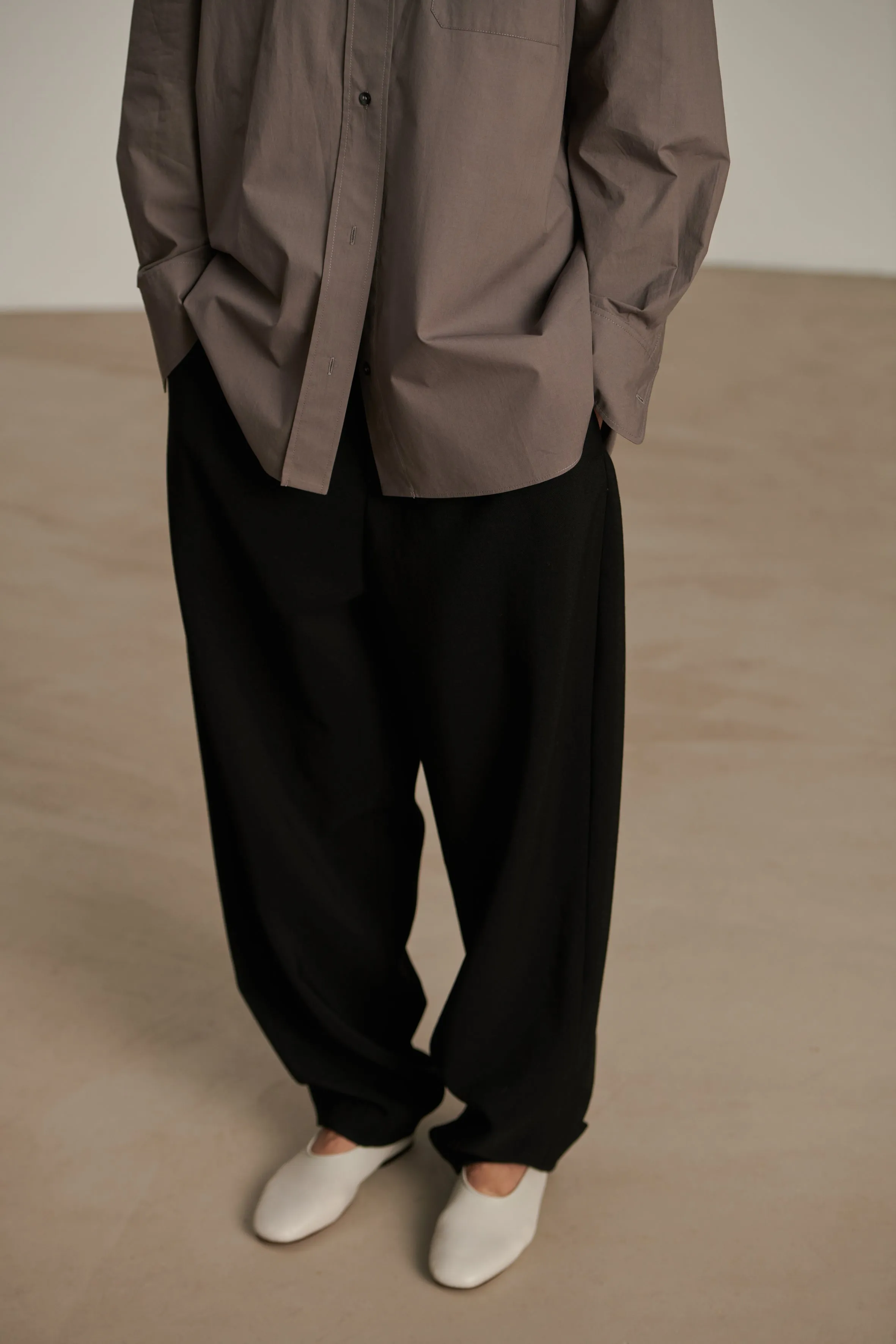 BAPTISTE BLACK TROUSERS
