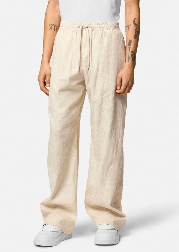 BAROCCO SILHOUETTE CHAMBRAY PANTS