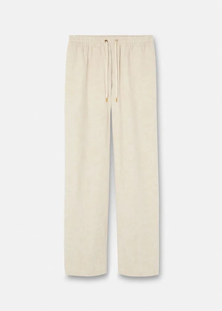 BAROCCO SILHOUETTE CHAMBRAY PANTS