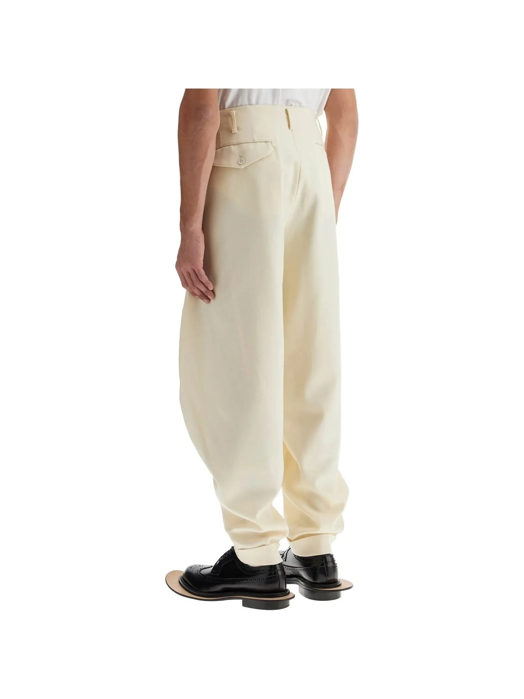 Barrel Wool Trousers
