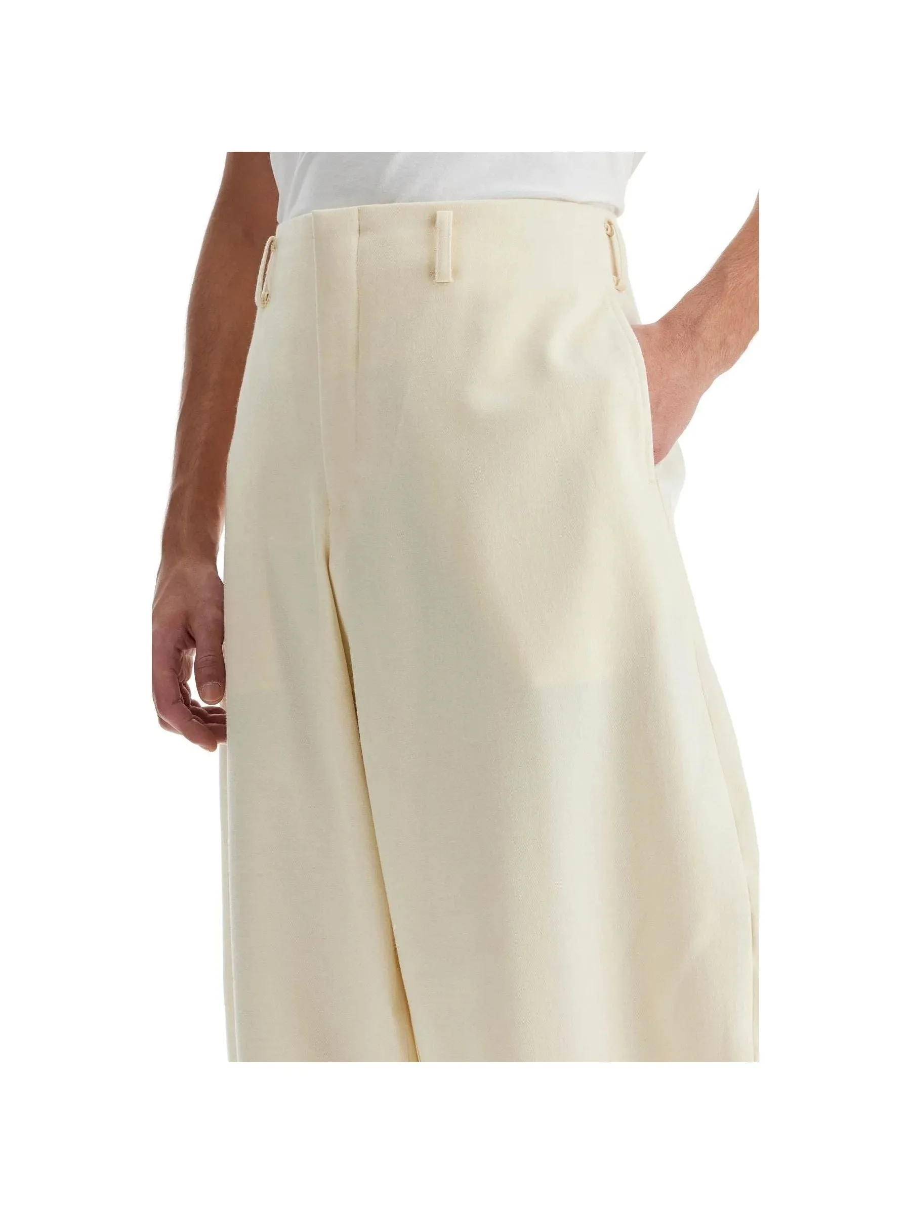 Barrel Wool Trousers