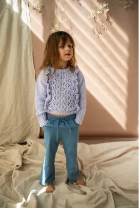 Bella   Lace - Emma Jane Wide Leg Jean - Denim