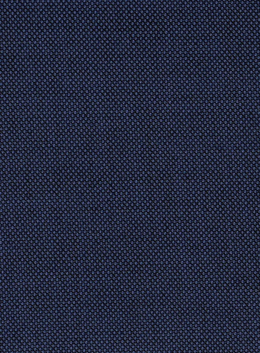 Birdseye Wool Royal Blue Pants