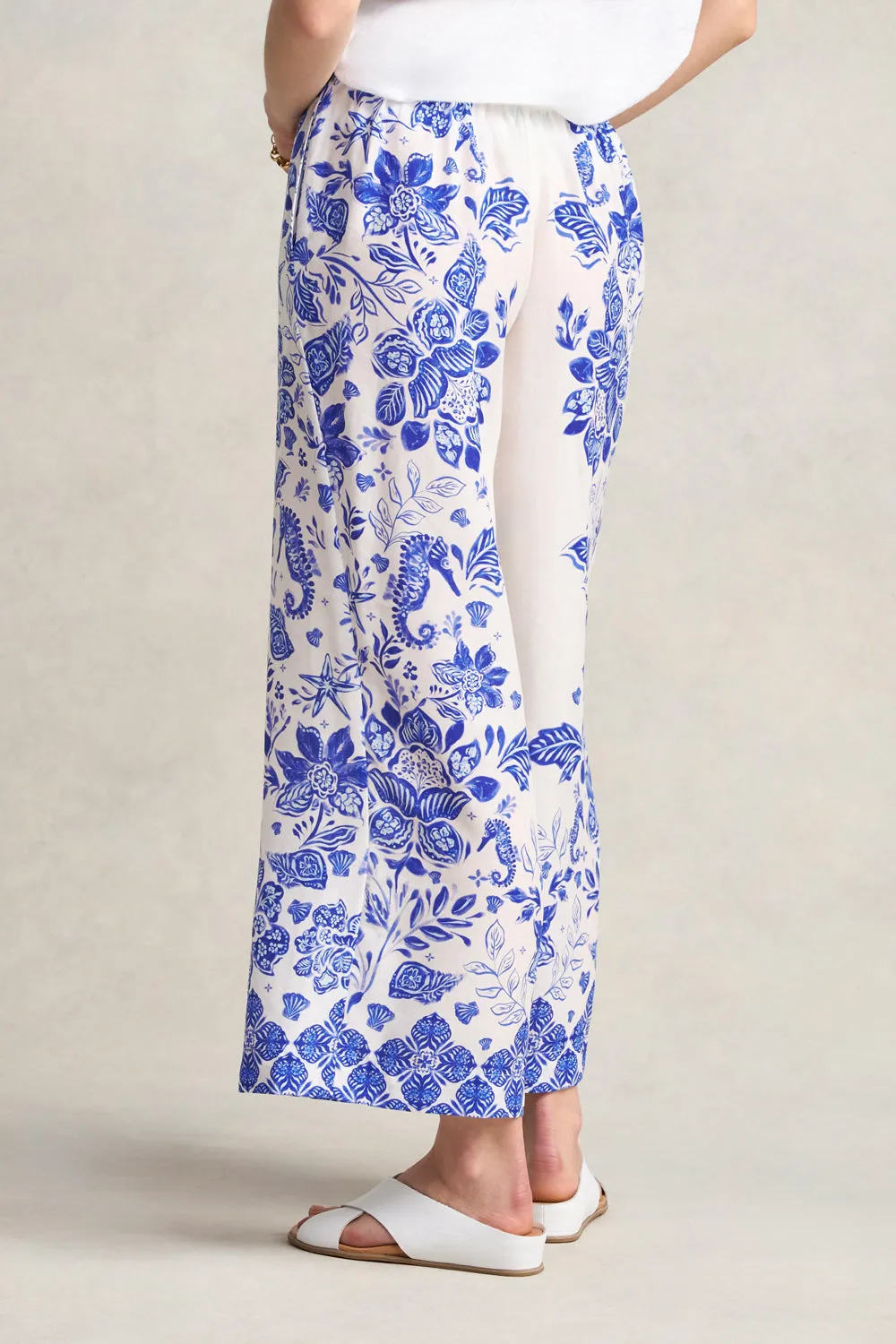 Border Print 7/8th Pant