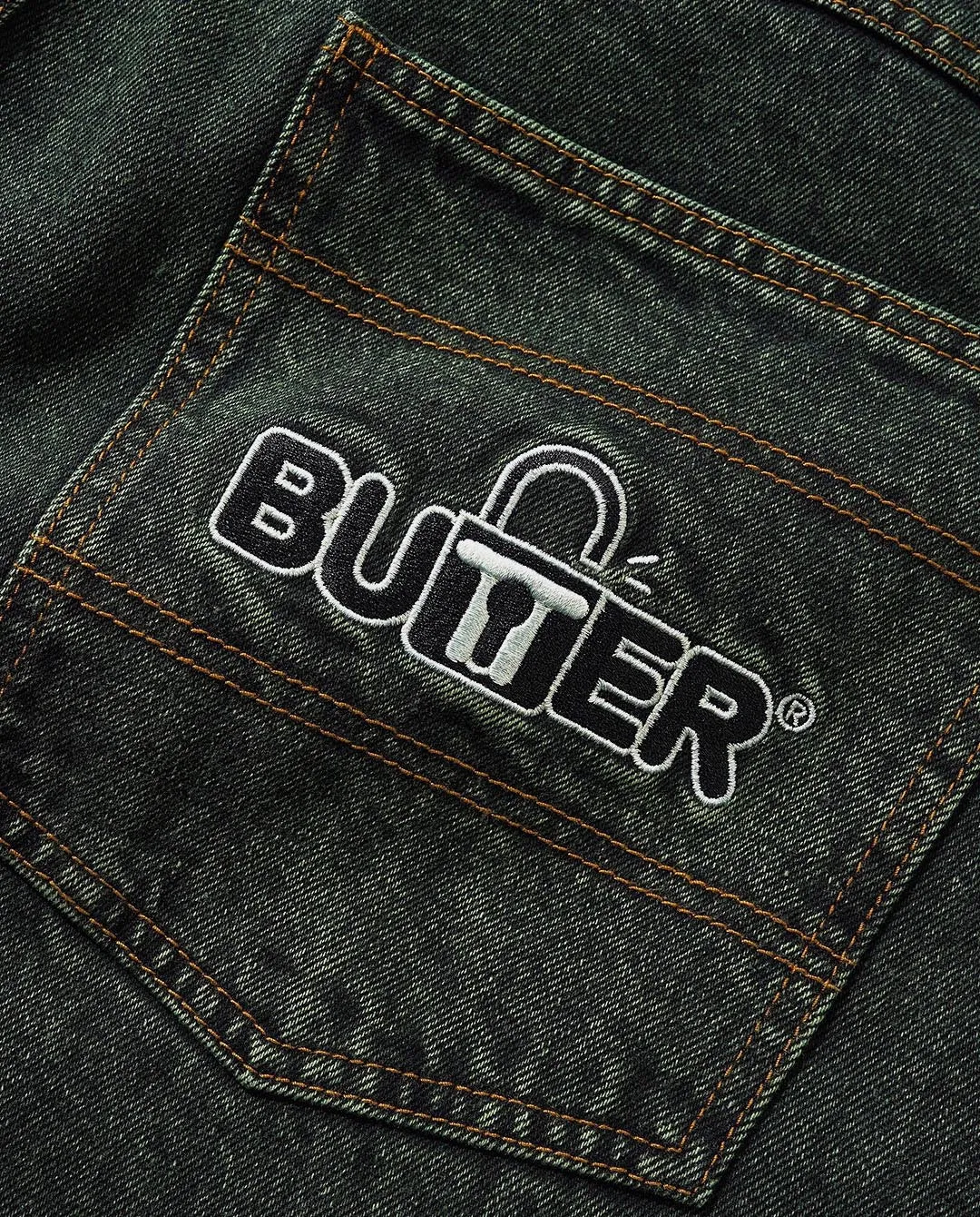 Butter Goods - Lock Baggy Denim Jeans - Washed Ivy