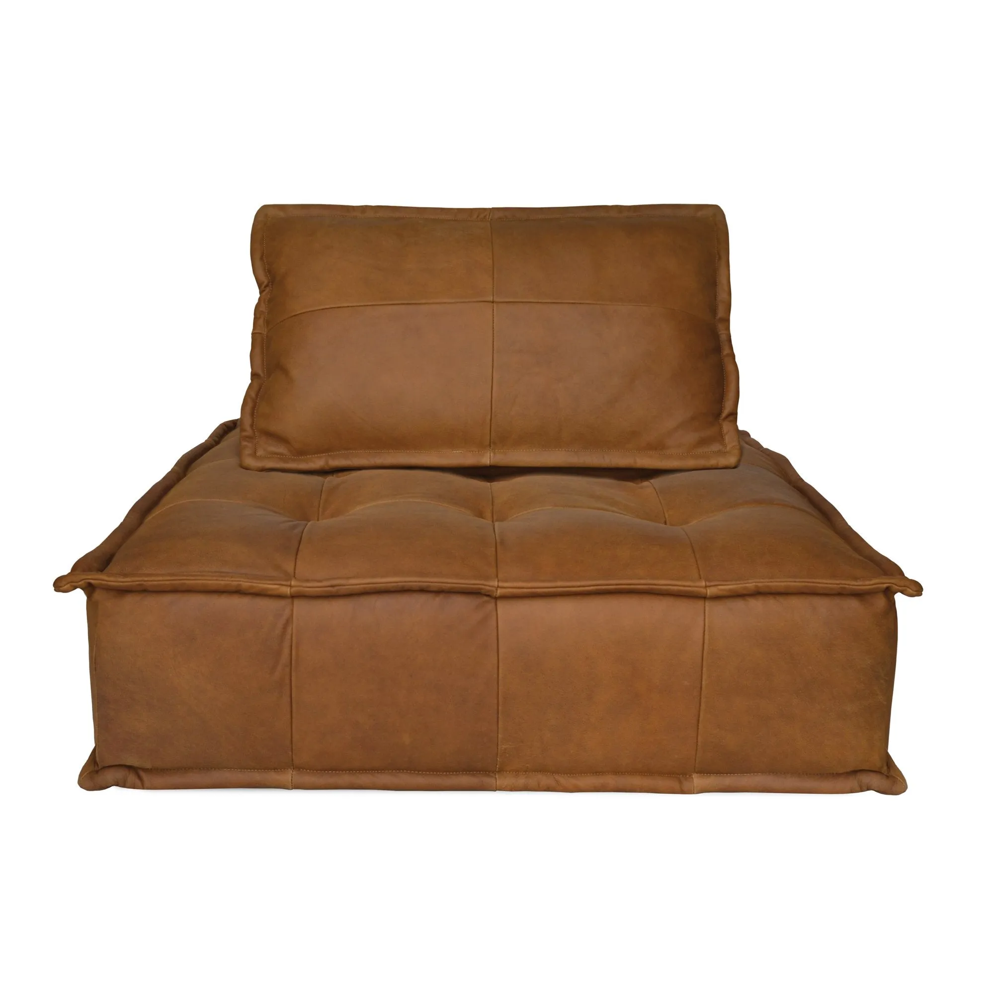 Capri Lounger - Cognac Leather