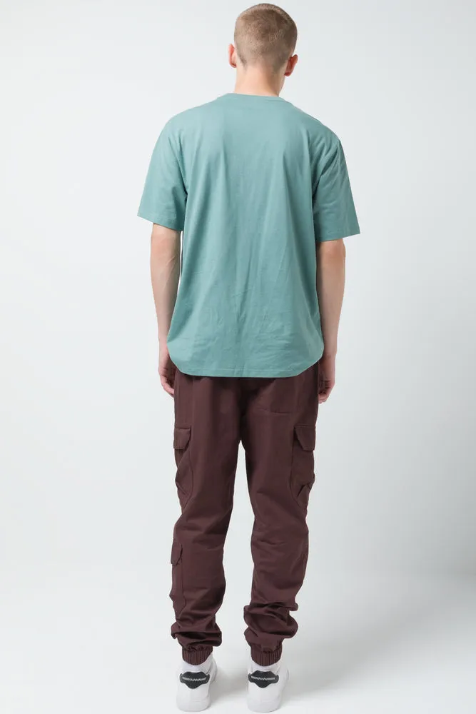 Cargo Jogger Pants Brown