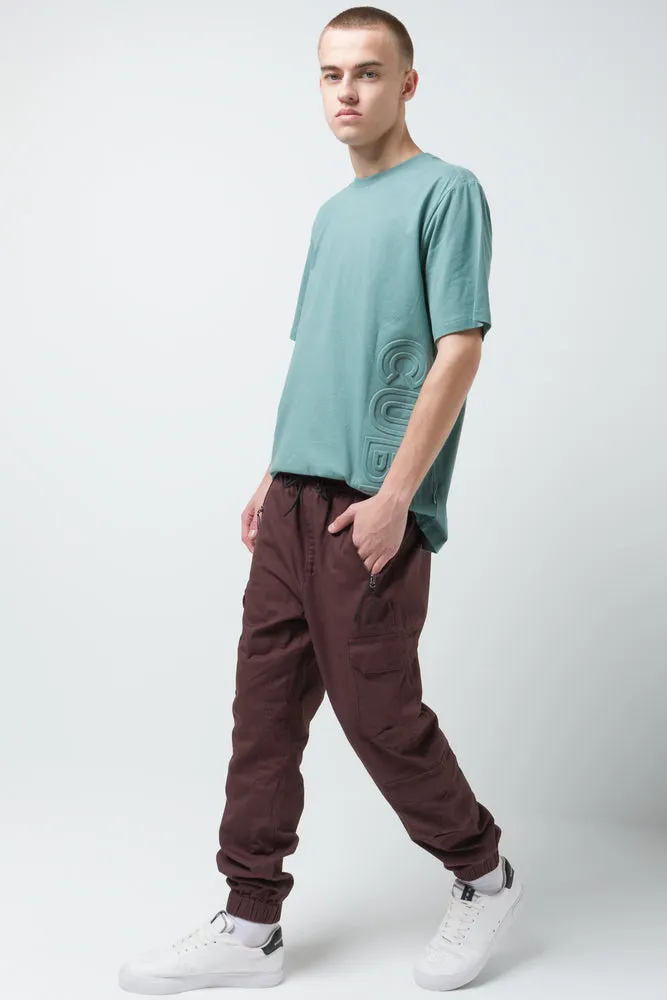 Cargo Jogger Pants Brown