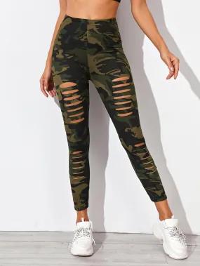 Casual Camo Women Leggings