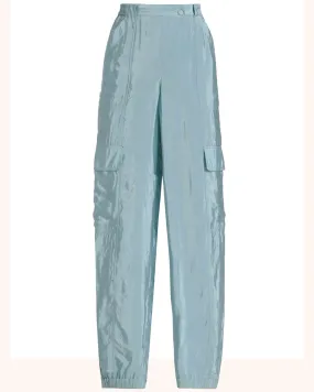 Celeste Blue Artemis Parachute Cargo Pant