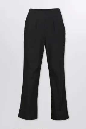 Charcoal Black Organic Trousers