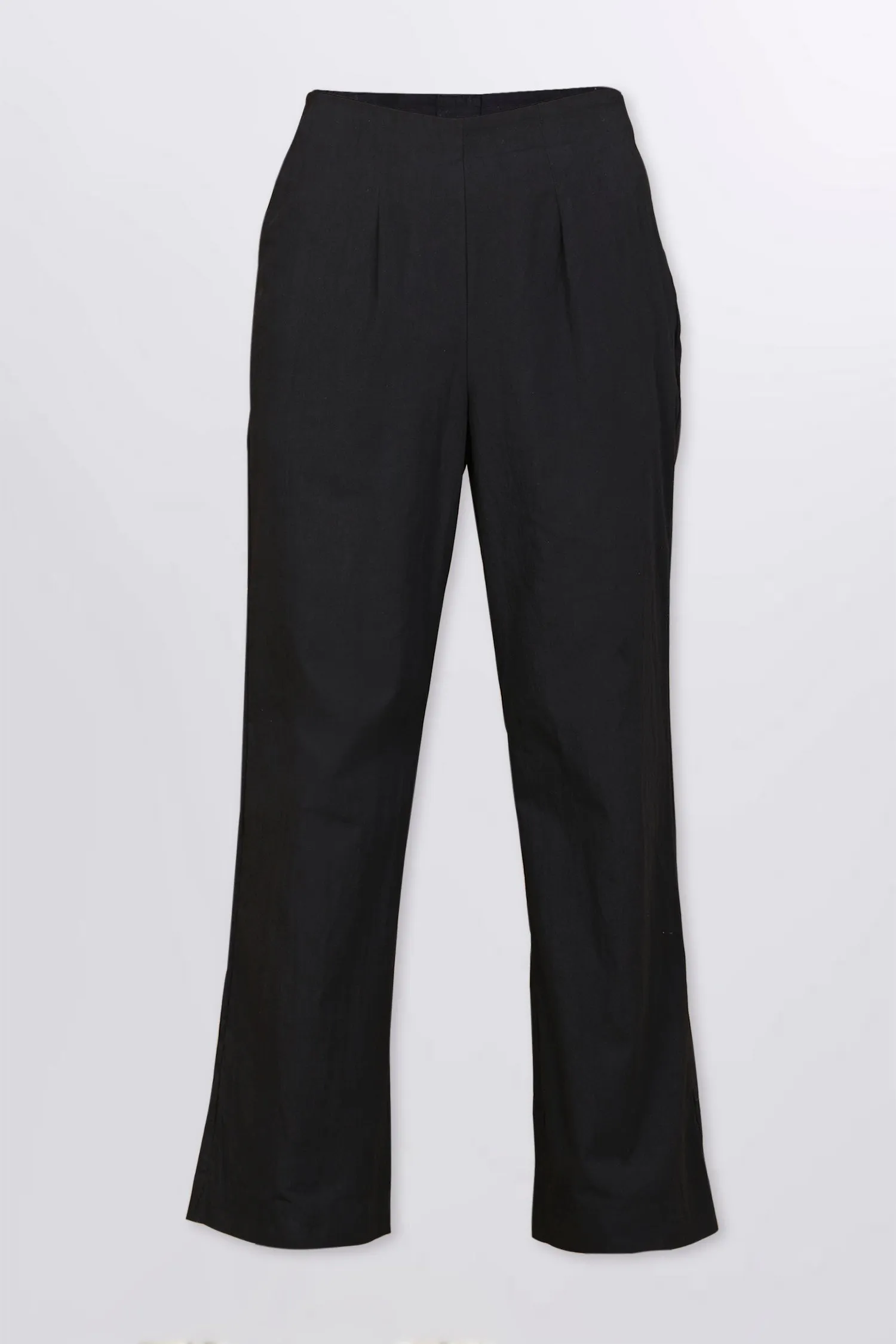 Charcoal Black Organic Trousers
