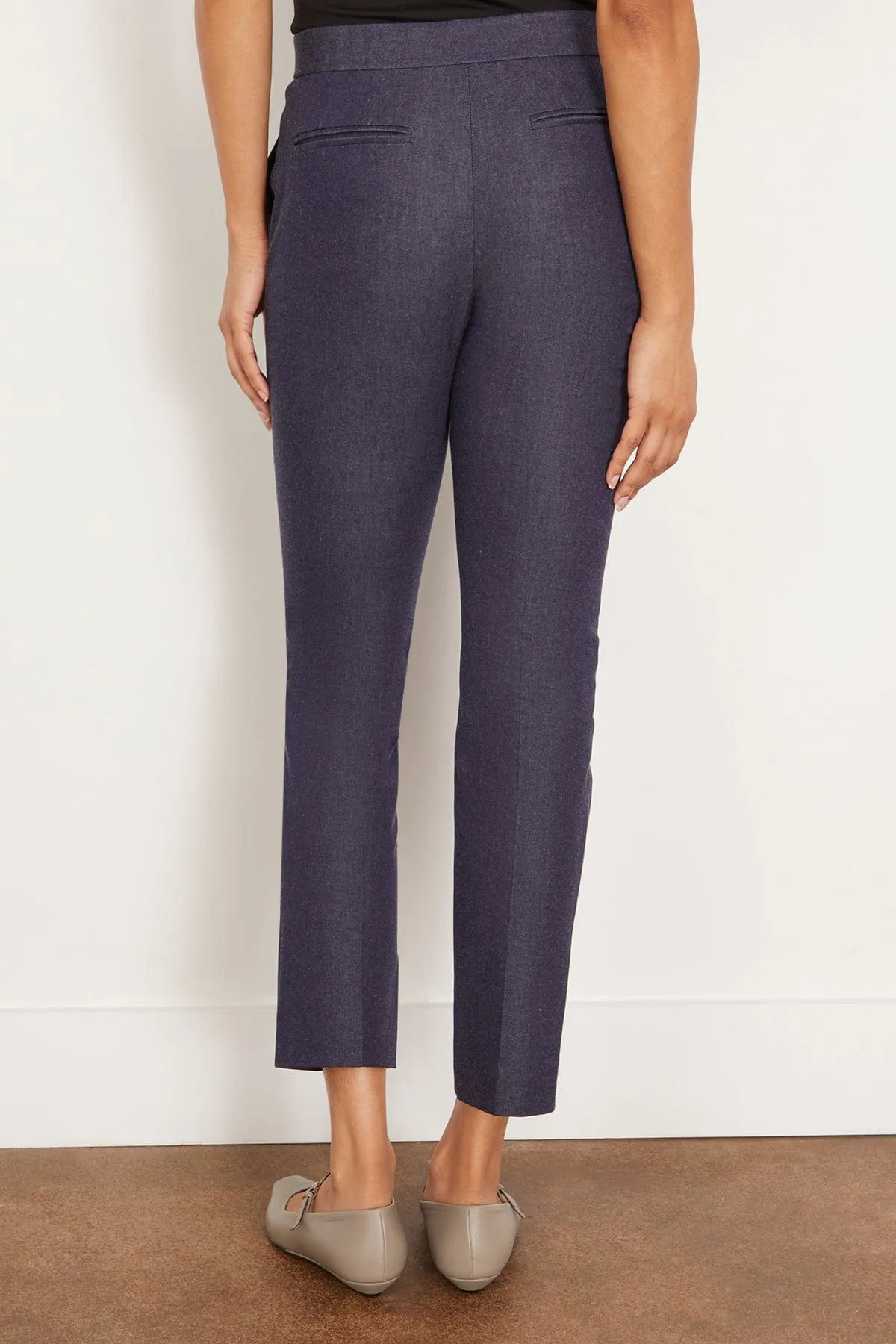 Cropped Skinny Pant in Indigo