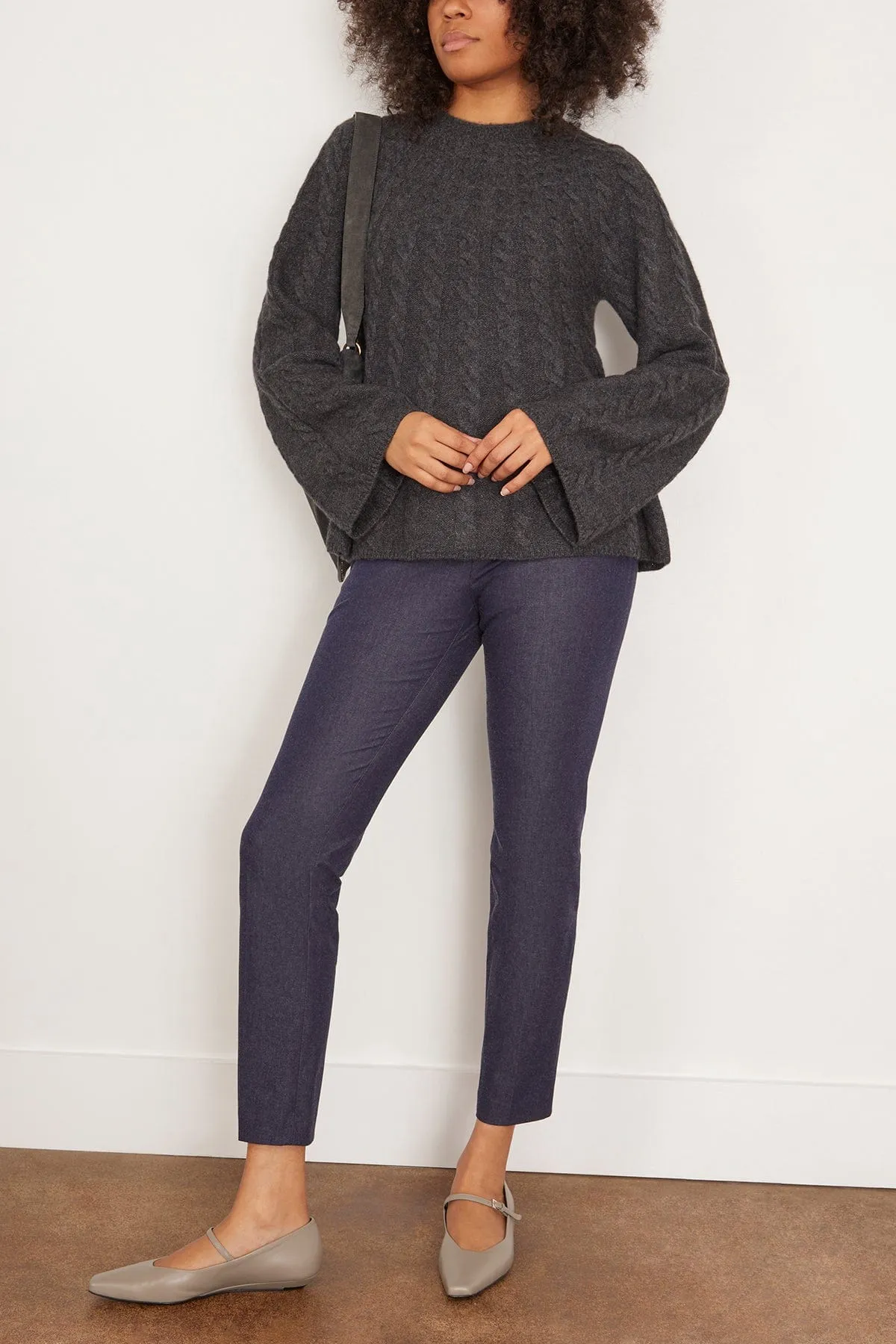 Cropped Skinny Pant in Indigo