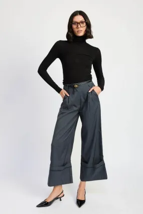 Emory Park Fold Over Pleated Pants