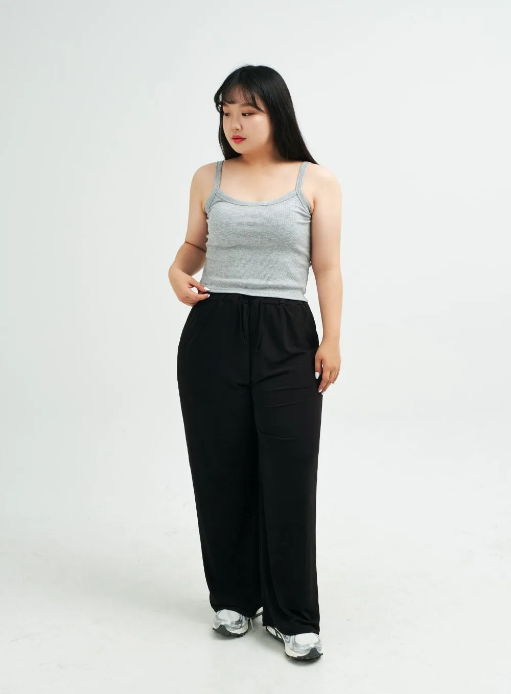 Everyday Wide Leg Banded Tailored Pants IY24