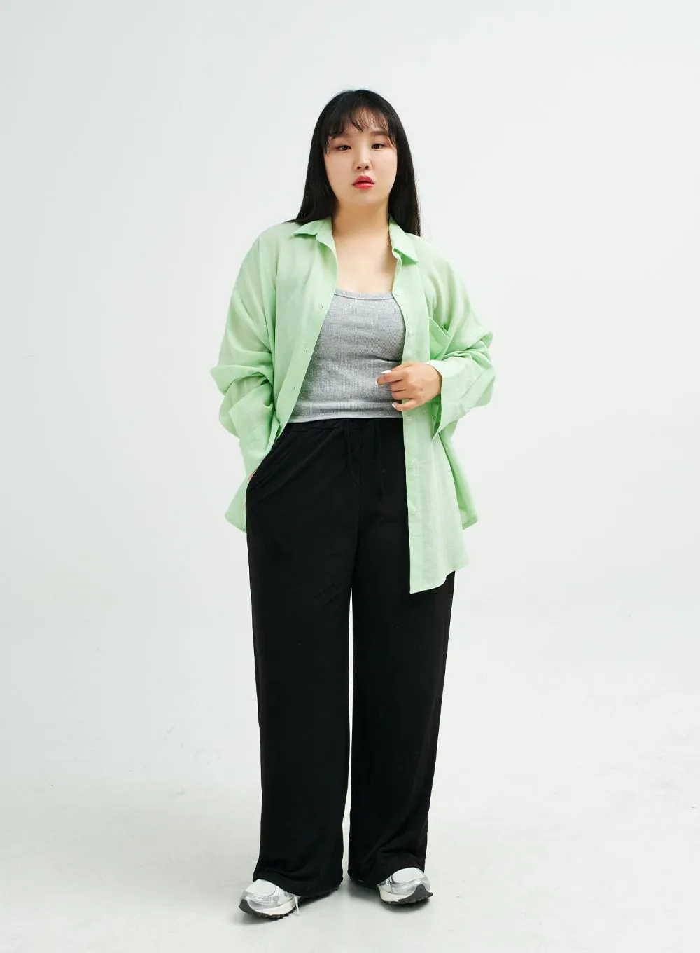 Everyday Wide Leg Banded Tailored Pants IY24