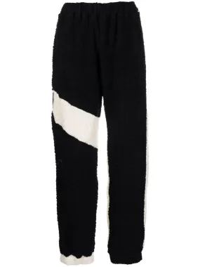 Fleece Texture Two Tone Trousers