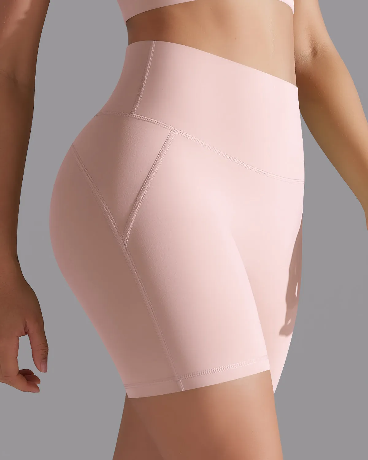 Giselle Seamless Shorts - Blush Pink