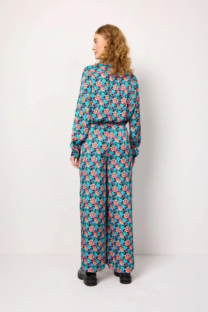 Gloria Trousers - Flowerbomb Art Print
