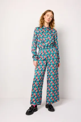 Gloria Trousers - Flowerbomb Art Print