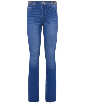High Rise Ruth Straight Jean in Century