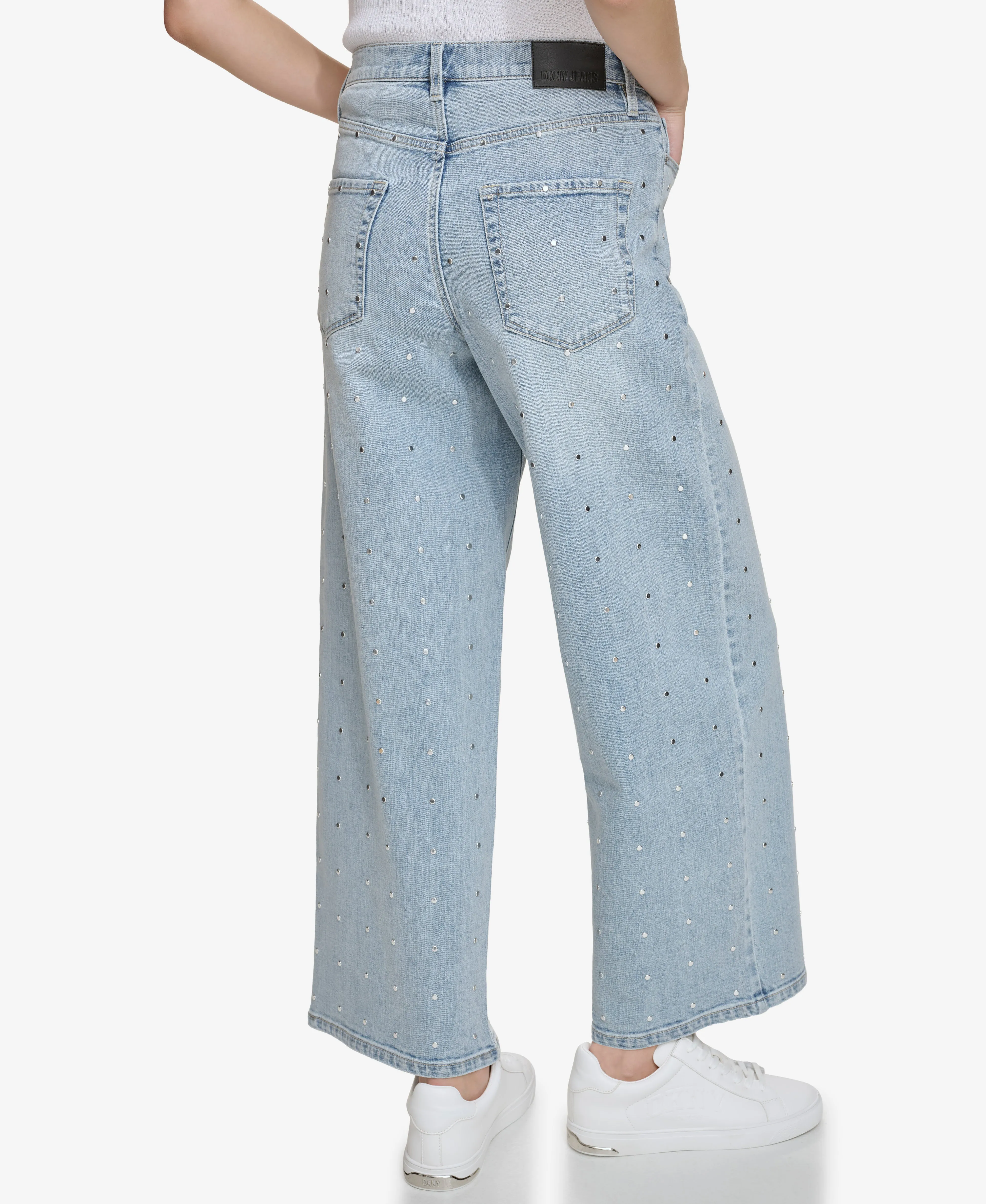 HIGH RISE WIDE LEG WITH STUDS
