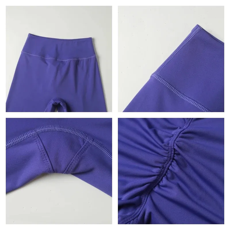 High Waist Quick-Dry Fitness Leggings for Women - Breathable, Compressed, and Anti-Wrinkle Tights for Yoga, Running, and Gym Workouts