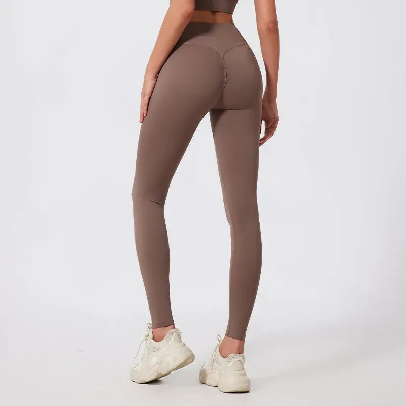 High Waist Quick-Dry Fitness Leggings for Women - Breathable, Compressed, and Anti-Wrinkle Tights for Yoga, Running, and Gym Workouts