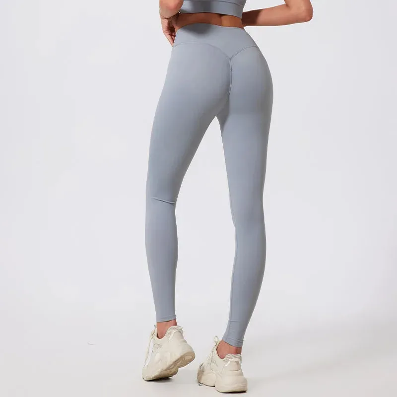 High Waist Quick-Dry Fitness Leggings for Women - Breathable, Compressed, and Anti-Wrinkle Tights for Yoga, Running, and Gym Workouts