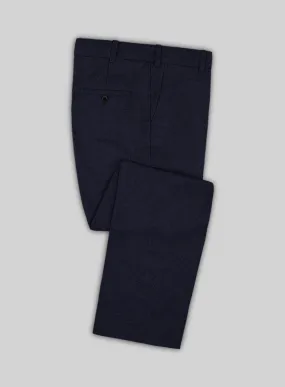 Italian Turna Jet Blue Flannel Pants