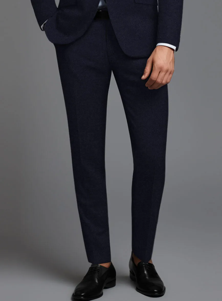 Italian Turna Jet Blue Flannel Pants