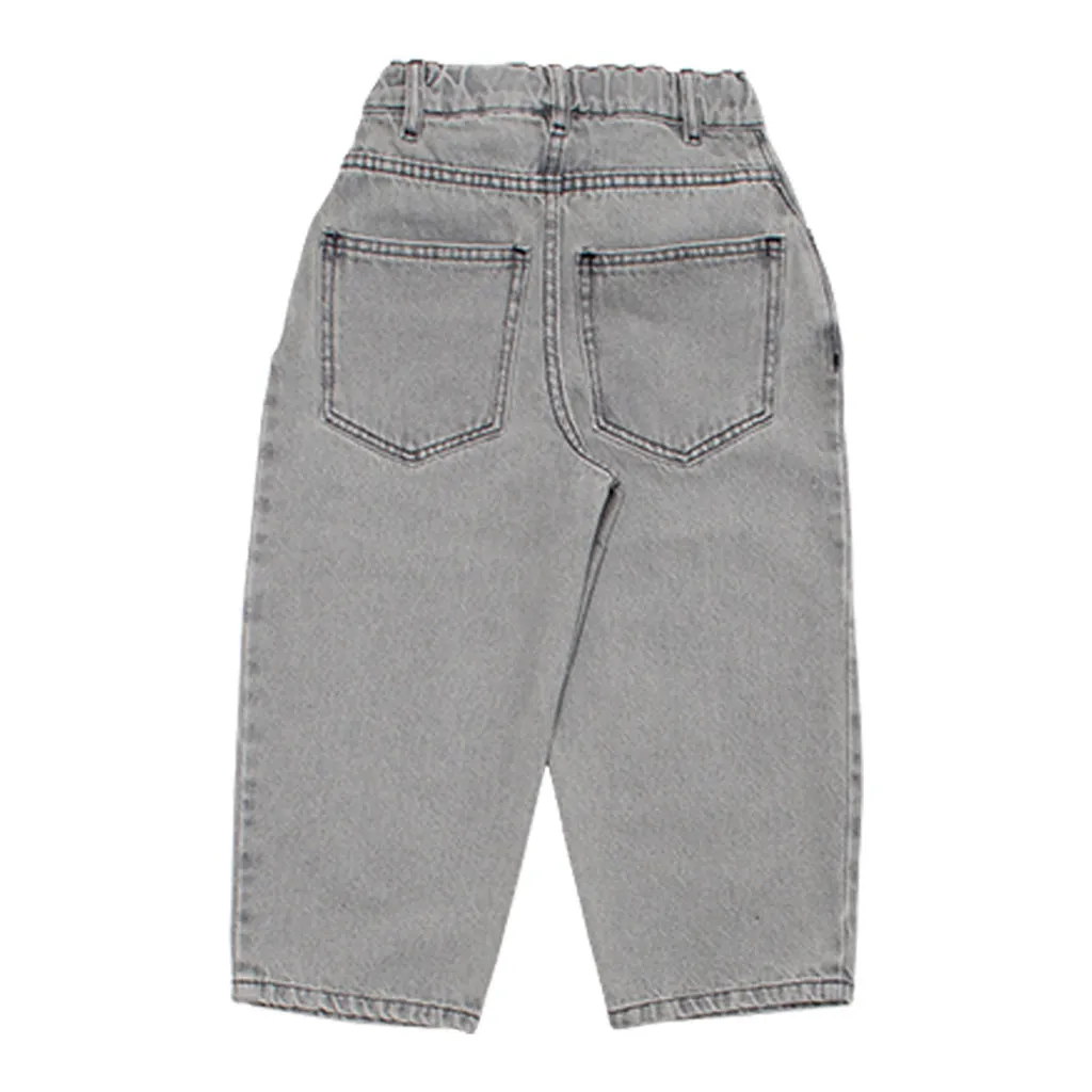 Jean Balloon Ice Grey Denim