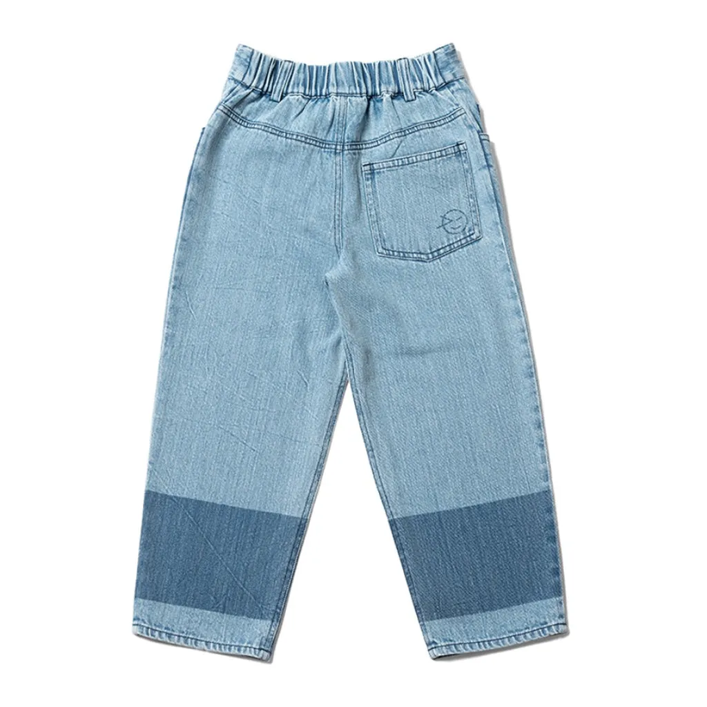 Jean Block Pale Bleached Denim