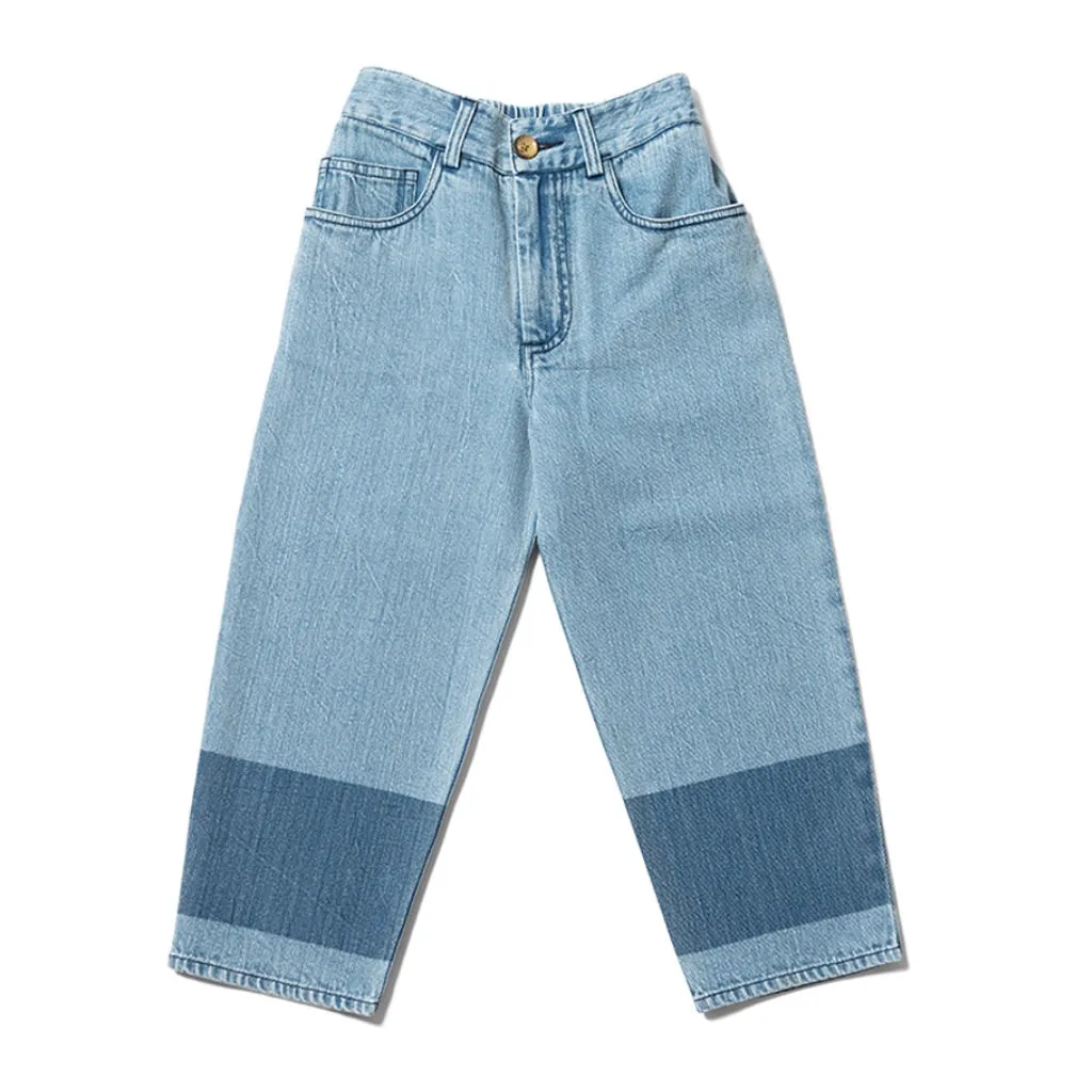 Jean Block Pale Bleached Denim