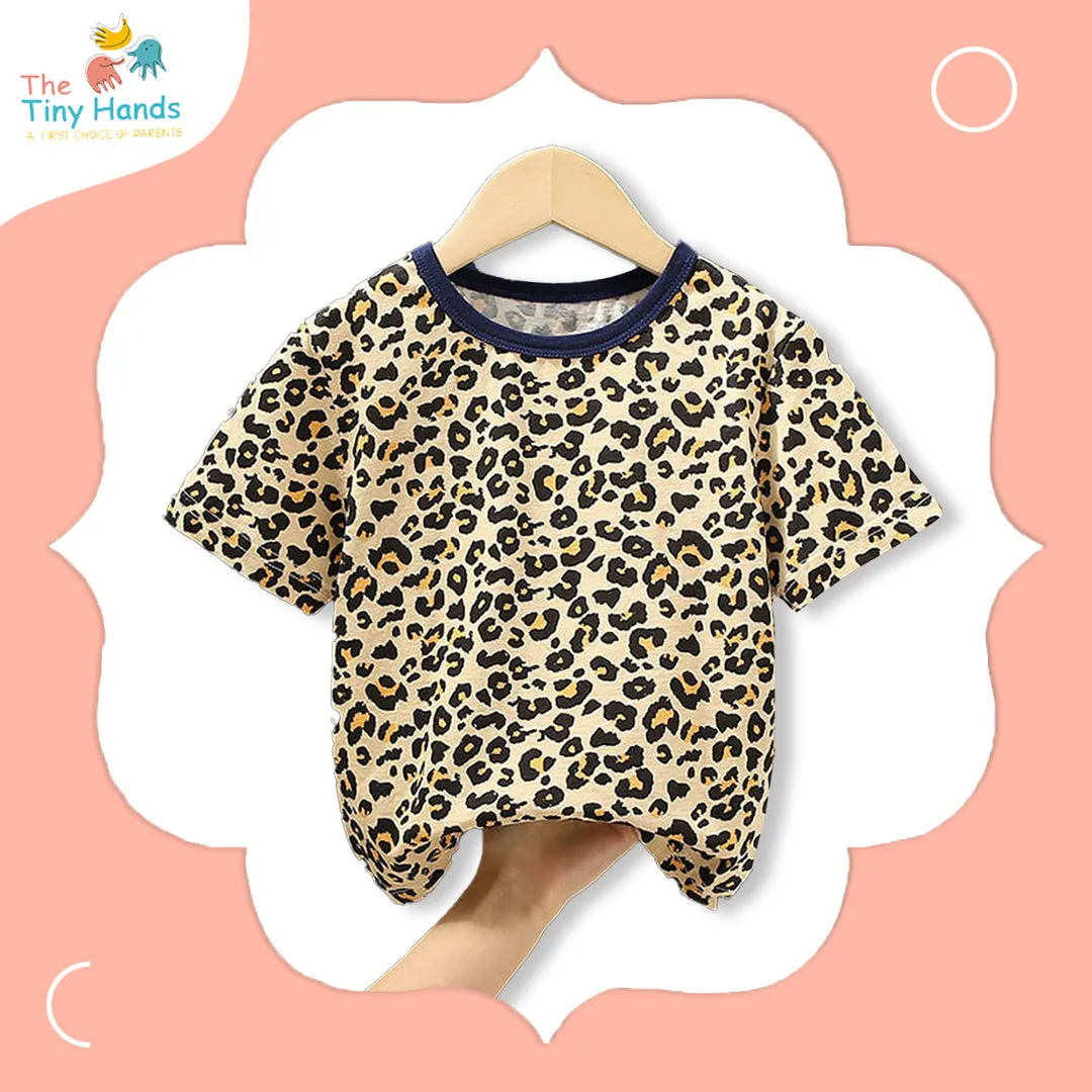 Leopard Print Denims Set