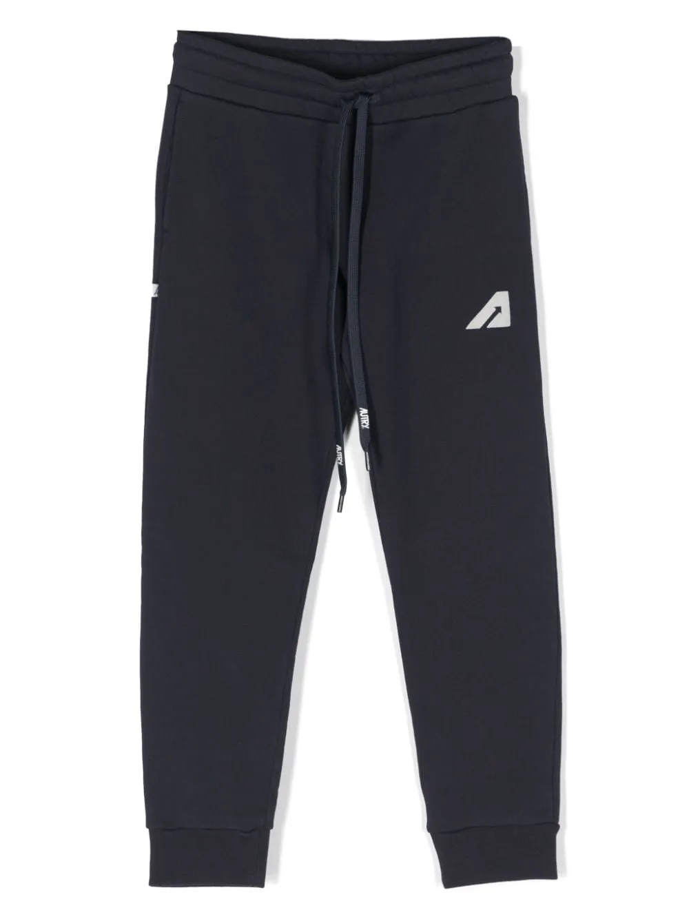 logo-embroidered cotton track pants