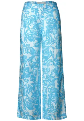 Loose trousers STREET ONE, light blue