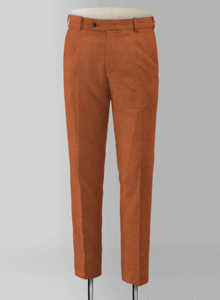Naples Maitai Orange Tweed Pants