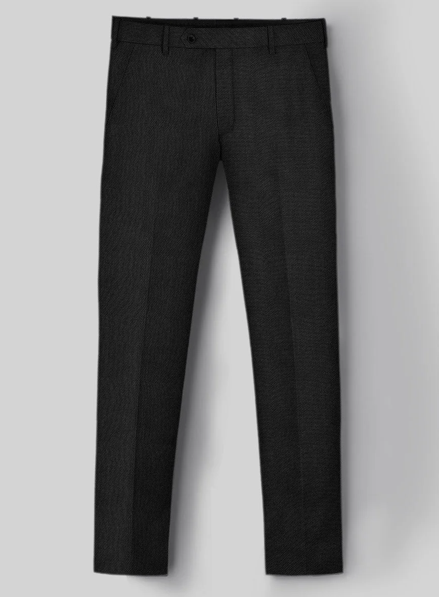 Napolean Cavalry Twill Black Wool Pants