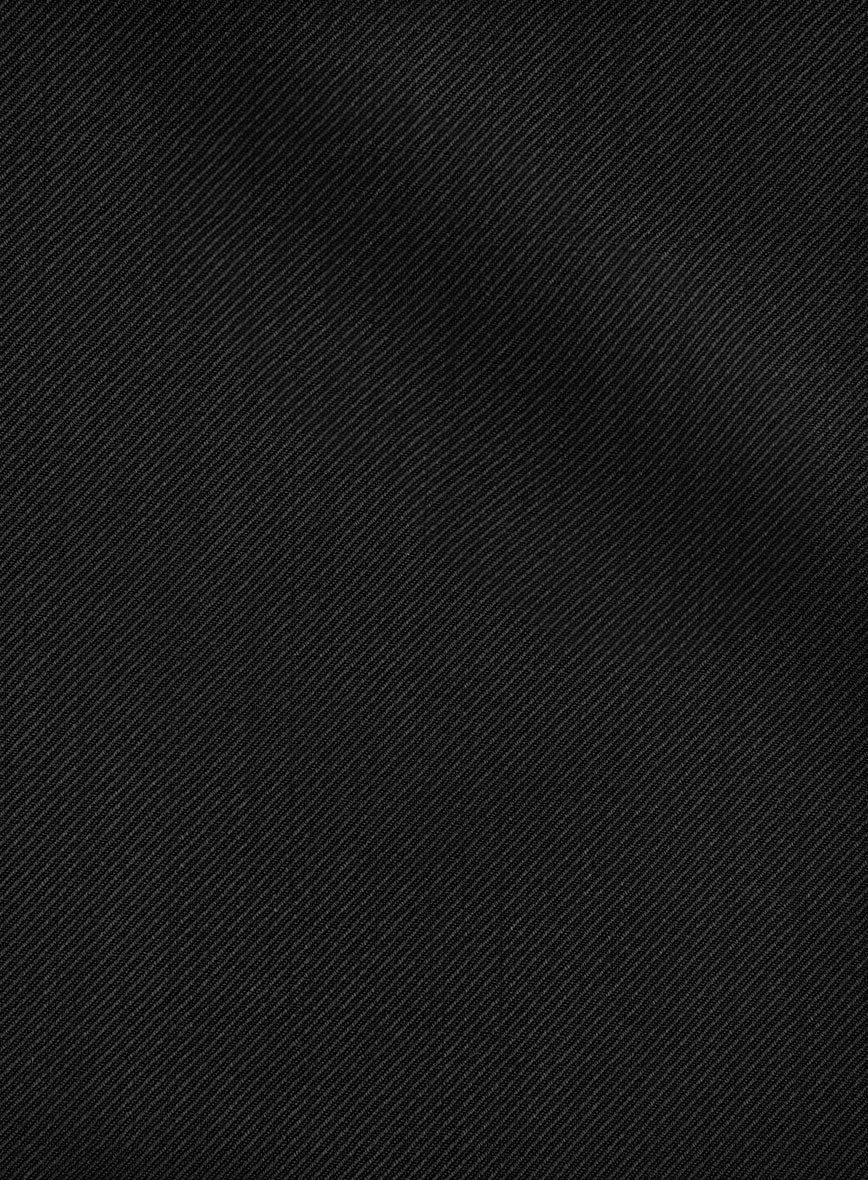 Napolean Cavalry Twill Black Wool Pants