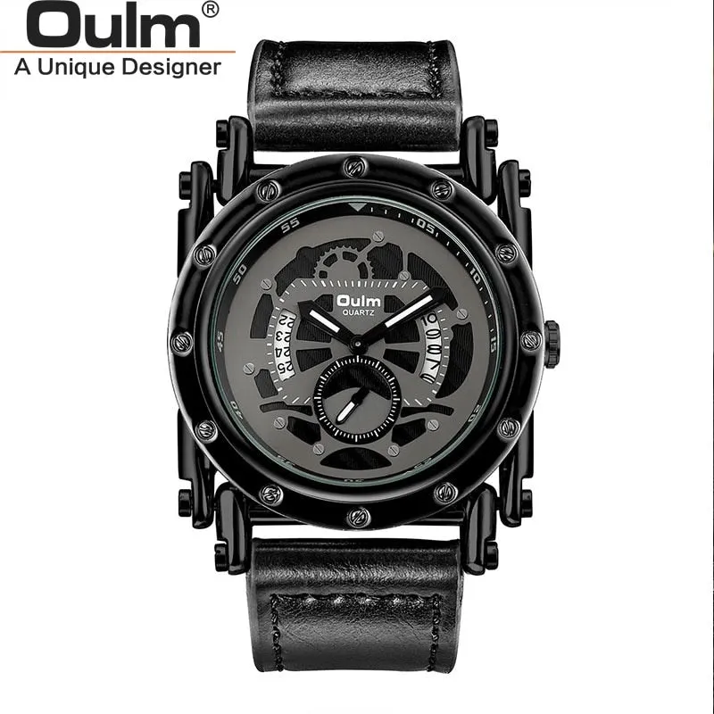 New Unique Military Calendar Quartz Movement Clock for Men M10