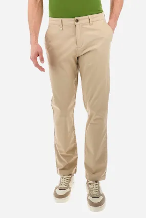 Pantalone chino regular fit in cotone elasticizzato - Siard