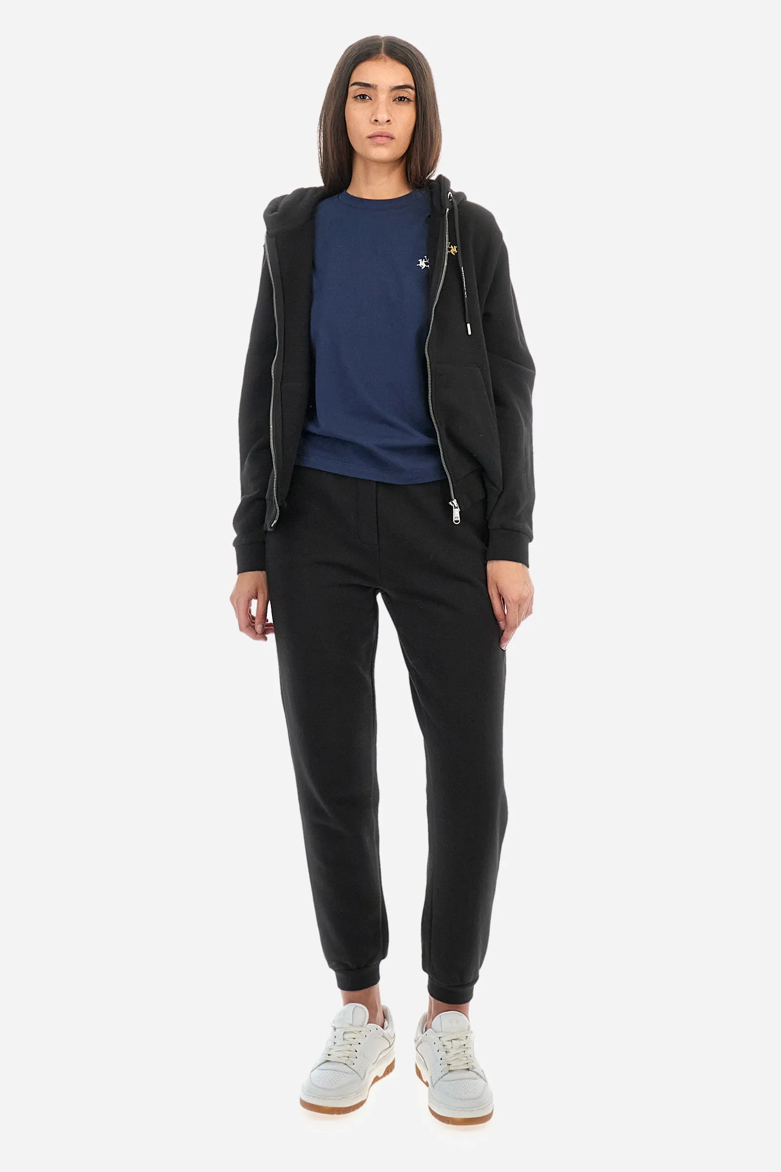 Pantalone jogging regular fit in cotone - Zorina