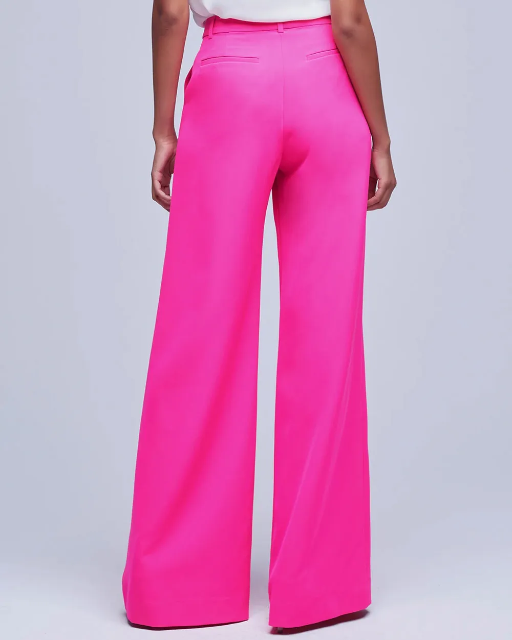 Pink Glo Wide Leg Pilar Pant