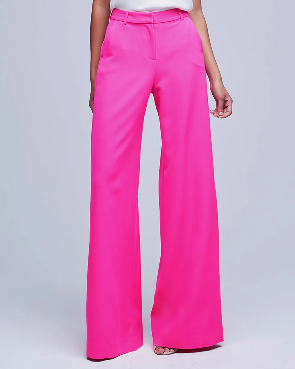 Pink Glo Wide Leg Pilar Pant